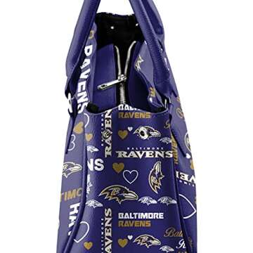 FOCO Baltimore Ravens NFL Logo Love Purse