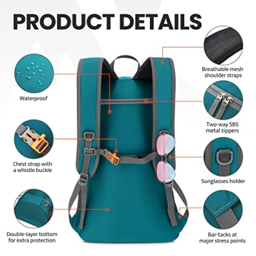 Venture Pal 40L Lightweight Travel Hiking Backpack