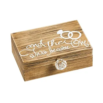Elegant Wedding Ring Holder Box for Cherished Memories