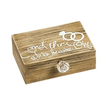Elegant Wedding Ring Holder Box for Cherished Memories