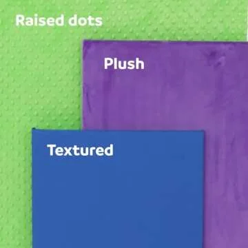 Fun and Function -Textured Wall Panels - Sensory Tiles for Sensory Wall - Sensory Room Equipment for Home & Classroom - Lumpy Lime (Large)