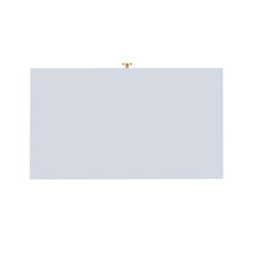 Tov Furniture Suzie Pastel Blue & Rattan Nightstand