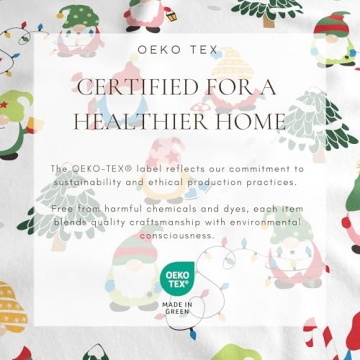 Great Bay Home Christmas Flannel Sheet Set - Cozy & Soft