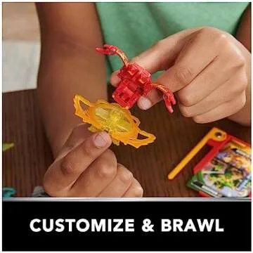 Bakugan, Special Attack Dragonoid, Spinning Collectible, Customizable Action Figure and Trading Cards, Kids Toys for Boys and Girls 6 and up