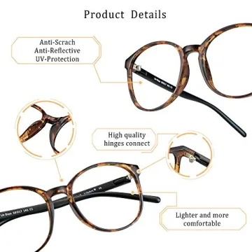LifeArt Blue Light Blocking Glasses Anti Eyestrain Comfort