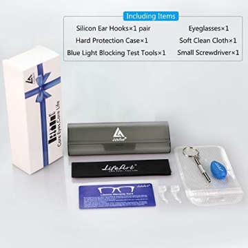 LifeArt Blue Light Blocking Glasses Anti Eyestrain Comfort
