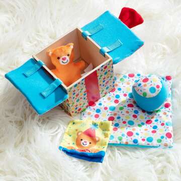 Wooden Surprise Gift Box Infant Toy - 5 Pieces