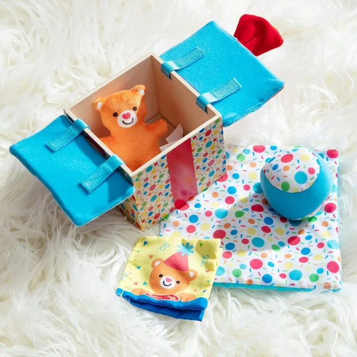 Wooden Surprise Gift Box Infant Toy - 5 Pieces