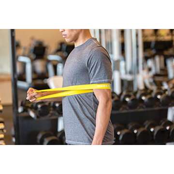 SKLZ SLKZ Mini Resistance Bands, Set of 3,Yellow