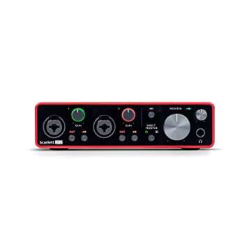 Scarlett 2i2 3rd Gen 2-in, 2-out USB Audio Interface (Renewed)