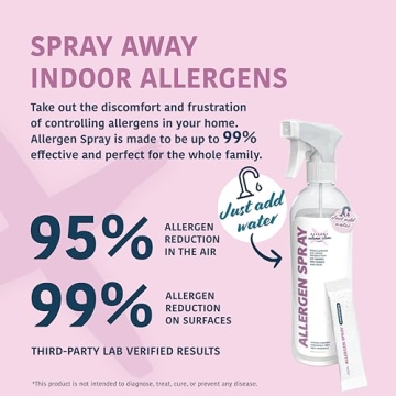 Allergy Asthma Clean Allergen Spray for Pets Dust Air Surface
