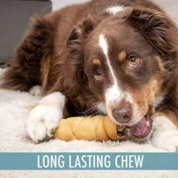 Wild Eats Water Buffalo Retriever Style Cheek Roll Dog Chews-5 Pack (Long Lasting Chews, Treats, Bones for Aggressive Chewers & Large Dogs) Great Substitute Pig Ears Dogs