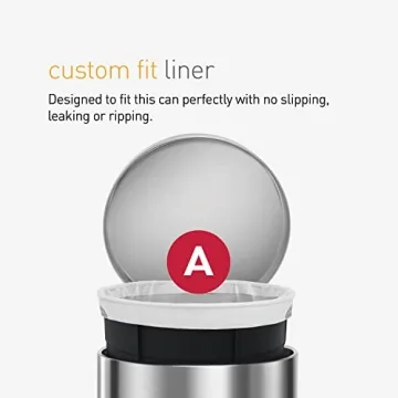 simplehuman Code A Custom Fit Liners for Trash Cans - 90 Count