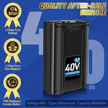 TenHutt 3rd-Gen 4.0Ah Lithium-ion Battery for Kobalt 40V Tools