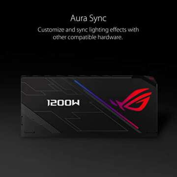 ASUS Rog Thor 1200W RGB Power Supply with LiveDash OLED