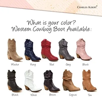 Stylish Charles Albert Cowboy Boots for Women in White
