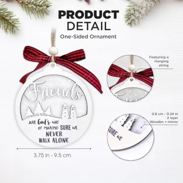 2024 Friendship Ornament - Gift for Best Friends