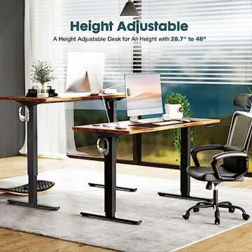 SMUG Electric Standing Desk - Modern Ergonomic Adjustable Desk