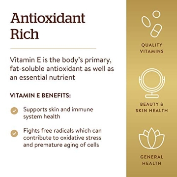 Solgar Vitamin E 670 mg - Natural Antioxidant & Skin Support