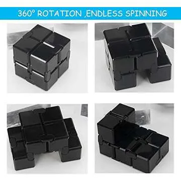 Cool Hammer Fidget Spinners Chain Metal,Rainbow Fidget Spinner for Kids Adults, Spiners Finger Rings, Fidgets Infinity Cube Blocks Party Favors Stress Toy Goody Bag Fillers Stocking Stuffers Gift