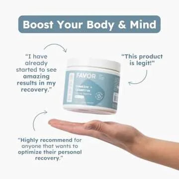 Favor Creatine and Bovine Colostrum Powder - Creatine Monohydrate Cow Colostrum Supplement, High Immunoglobulin IgG, Strength, Muscle Recovery and Gut Health for Men and Women, 45 Servings, Unflavored