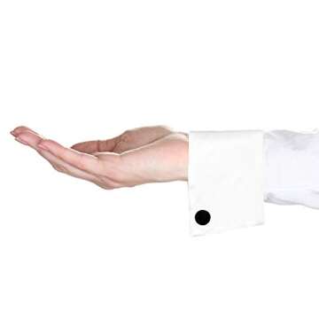 Collar and Cuff Set – Male Dancer Stripper Accessories for Halloween, Bachelor Parties - 1 Set Whi...