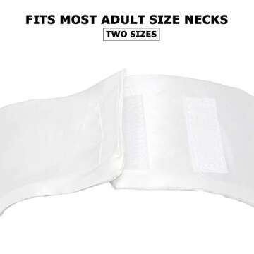 Collar and Cuff Set – Male Dancer Stripper Accessories for Halloween, Bachelor Parties - 1 Set White