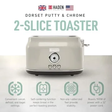 Haden Dorset Toaster for Perfectly Toasted Bread Every Time