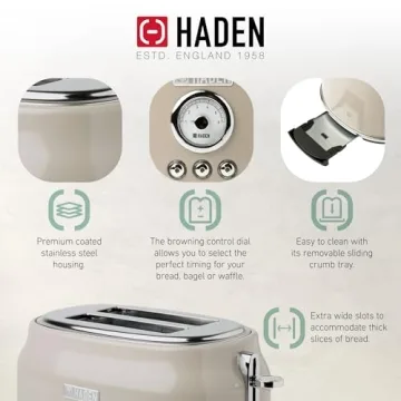 Haden Dorset Toaster for Perfectly Toasted Bread Every Time