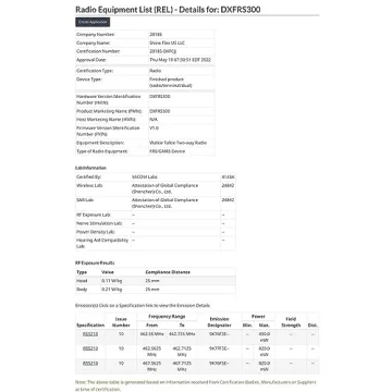 Dewalt DXFRS300 Heavy Duty Walkie Talkies - Rugged & Long Range