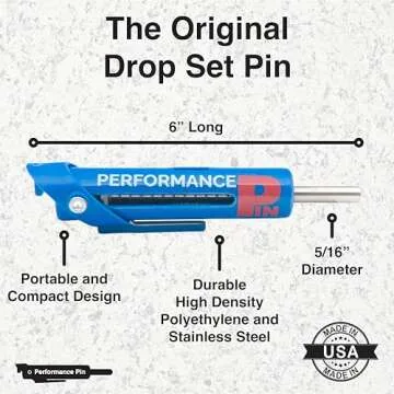 High Performance Drop Set Pins for Instant Weight Adjustments
