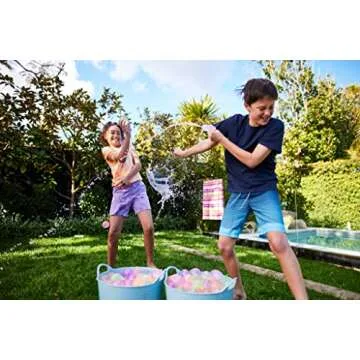 Bunch O Balloons Tropical Party (6 Pack) by ZURU, 200+ Rapid-Filling Self-Sealing Tropical Colored Water Balloons for Outdoor Family, Friends, Children Summer Fun (6 Pack)