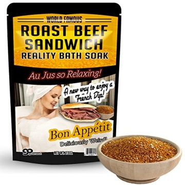 Roast Beef Sandwich Bath Soak – Amber Bath Salts Luxury Bath Funny Girlfriend Gifts for Best Frien...