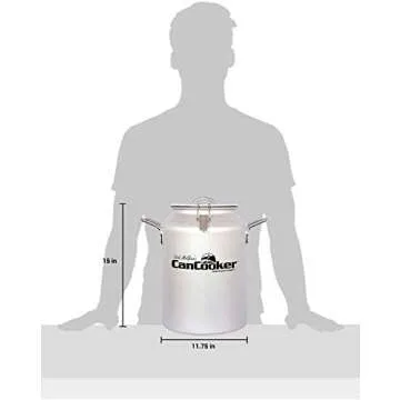 CanCooker Camping Meals Cookware | 4 Gallon Steam Cooker, Cooking Rack, Butter Garlic Salt Seasoning, & Volume 1 Cookbook