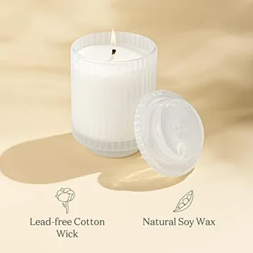 LA JOLIE MUSE Vanilla Coconut Candles for Home Gift