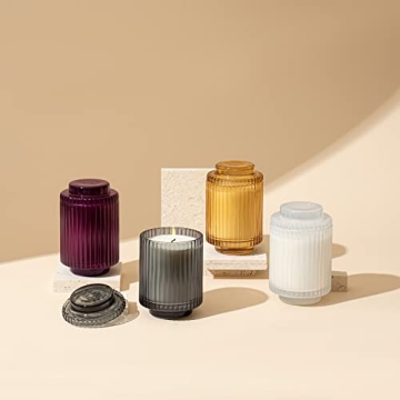 LA JOLIE MUSE Vanilla Coconut Candles for Home Gift