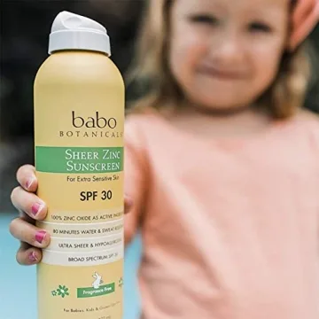 Babo Botanicals Sheer Zinc Spray SPF30 - Family Friendly Sunscreen