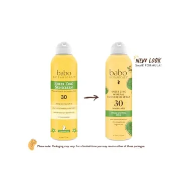 Babo Botanicals Sheer Zinc Spray SPF30 - Family Friendly Sunscreen
