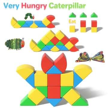 Magnetic Blocks Toddler Toys Educational Sensory Construction Magnet Building 1.34in Cubes Toy for C...