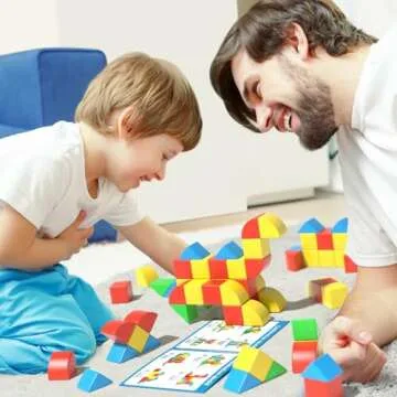 Magnetic Blocks Toddler Toys Educational Sensory Construction Magnet Building 1.34in Cubes Toy for Creative 3D STEM Learning, Montessori Gift for Ages 3+ Year Old Boys Girls Kids