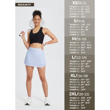 BALEAF Pleated Women's Athletic Skirt - Perfect for Sports & Activity