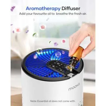 MOOKA HEPA Air Purifier for Home with Aromatherapy Option