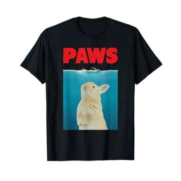 Paws Bunny T-Shirt Funny Parody | Rabbit Lover Gifts T-Shirt