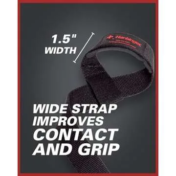 Comfortable 21.5" Padded Lifting Straps for All Lifters