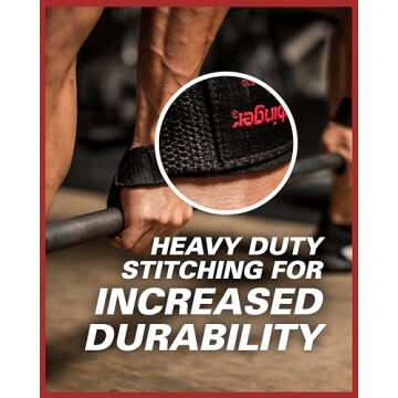 Comfortable 21.5" Padded Lifting Straps for All Lifters