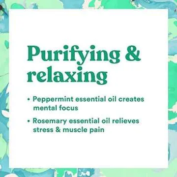 ASUTRA Dead Sea Salt Essential Oil Body Scrub Exfoliator (Purifying Peppermint), 16 oz - Ultra Hydrating, Gentle, & Moisturizing - Coconut, Peppermint, and Rosemary Oils