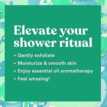 ASUTRA Dead Sea Salt Essential Oil Body Scrub Exfoliator (Purifying Peppermint), 16 oz - Ultra Hydrating, Gentle, & Moisturizing - Coconut, Peppermint, and Rosemary Oils