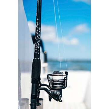 PENN Pursuit III Inshore Spinning Fishing Reel - Corrosion-Resistant Graphite, HT-100 Drag System, S...