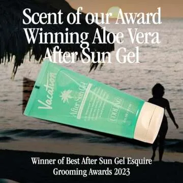 Vacation After Sun Gel Hanging Air Freshener, World Famous Signature Scent, Deodorizer for Car, Home & Office (Pack of 3)