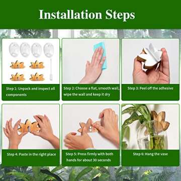 HUSSLEAN Wall Hanging Terrariums – Stylish Plant Propagation